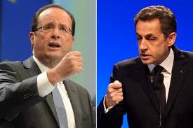 Hollande si Sarkozy merg in turul al doilea Hollande si Sarkozy
