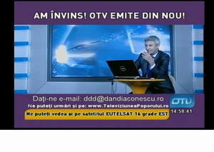 OTV-ul lui Dan Diaconescu s-a intors OTV Emite din Nou