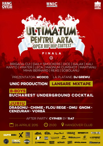 Ultimatum Pentru Arta - FINALA 2015