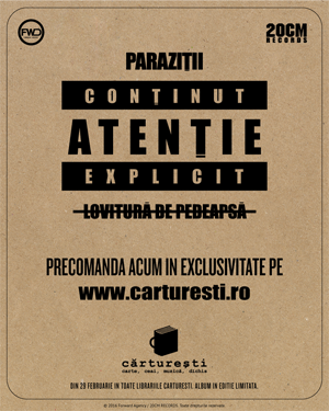 Lansare album: Parazitii – „Lovitura de pedeapsa” Parazitii - Lovitura de pedeapsa