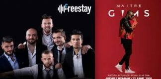 Trupa FreeStay canta in deschiderea concertului lui Maitre Gims FreeStay - Arene Romane - 22 Iunie 2018