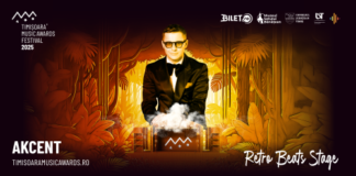 Akcent va fi prezent pe scena Timișoara Music Awards Festival 2025